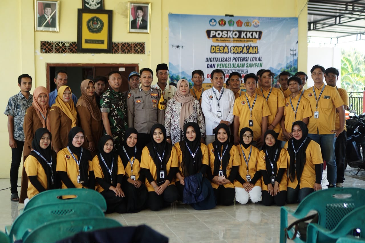 Pembukaan KKN Universitas Madura Kelompok 14 di Desa Sopa’ah Berlangsung Lancar